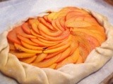 Persimmon Hazelnut Galette