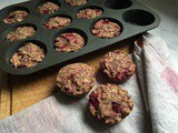 Raspberry Flax Cakes