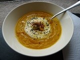 Roast Carrot and Hummus Soup