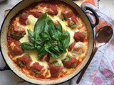 Swiss Chard Baked Meatballs