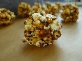 Truffled popcorn balls- Moneyball
