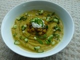 Yellow Split Pea, Ginger and Coconut soup