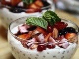 Coconut Tapioca with Spiced Fruit Salad