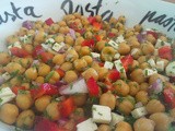 An Easy Chickpea Summer Salad