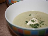 Leek, Potato and Blue Cheese Soup