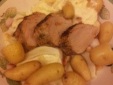 Pork Fillet with Warm Fennel and Apple Salad