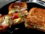 Cheesy Vegetable Sandwich