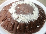 Chocolate Mousse Caramel Ganache Cake