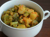 Aloo Beans Recipe, One Pot Pressure Cooker Aloo Beans