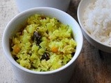 Cabbage Poriyal Recipe - South Indian Style Cabbage Poriyal