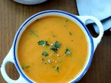 Carrot potato soup, healthy Indian soup recipes