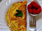 Cheese Omelet Recipe - Fluffy Omelet Recipe with Cheese