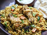 Chicken Biryani Recipe, Step by Step Pressure Cooker Method