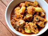 Easy Gobi Mushroom Masala Recipe, Step by Step