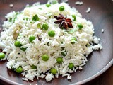 Easy Peas Pulao Recipe - Make Matar Pulao Step by Step