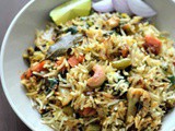 Hyderabadi Vegetable Dum Biryani, Veg Biryani Step by Step