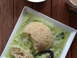 Instant Oats Idli Recipe with Rava, Step by Step