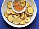 Microwave Banana Chips - Healthy Raw Banana Chips Recipe