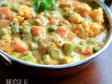 Mughlai Vegetable Korma, Easy Veg Korma Recipe