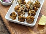 Mushroom Tikka Recipe - Grilled Mushroom Tikka, an Easy Appetizer