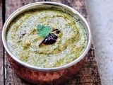 Peanut Mint Chutney Recipe - Peanut Chutney with Mint for Rice, Idli