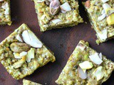 Pista badam burfi recipe, pista badam burfi step by step