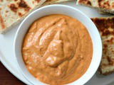 Roasted red pepper dip recipe, how to make red pepper dip