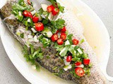 Thai Steamed Fish with Chilli Garlic Lime