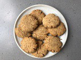 Whole Wheat Flax Seed Cookies