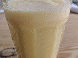 Gezonde sinaasappel havermout smoothie