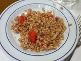 Insalata d'estate / farro della Garfagnana -  Zomerse speltsalade uit de Garfagnana