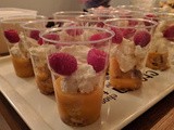 Mini tiramisu met ctiroen en perzik