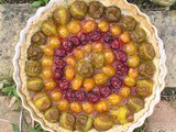 Tarte biscuitée aux prunes et aux spéculoos