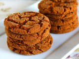 Soft Eggless Ginger Cookies
