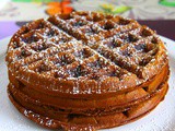 Vegan Gingerbread Waffles