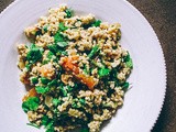 A Thanksgiving Menu, Roasted Vegetables with Autumn Roots + Mushrooms, and Persimmon + Grains with Moroccan Seasoning