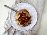 Moroccan Eggplant Mini Galettes with Chickpeas + Harissa