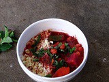 Moroccan Tagine with Sweet Potatoes + Beets, food for runners (or this runner)