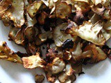 Rosemary-Balsamic Roasted Jerusalem Artichoke Chips