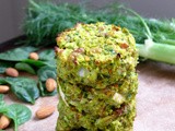 Spring Green Fennel Millet Cakes