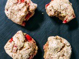 Strawberry Rhubarb Scones {gluten + dairy-free} and Celiac Awareness Month