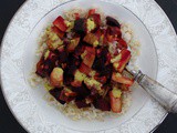 Turmeric-Tahini Roots and Rice Bowl