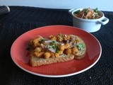 Bread and Channa Masala - Tiffin Idea