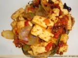 Kadai Paneer - Cottage Cheese in a spicy tomato gravy