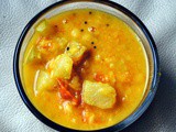 Dal with Bottle Gourd Curry