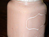 Strawberry Banana Smoothie with Rolled Oats