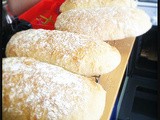 4 ciabatta's klaar om in te vriezen. [Flickr]