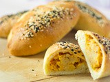 Aardappel kaas peper broodjes