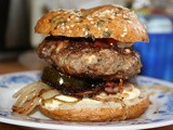Bagel (broodje) Hamburger [Flickr]