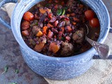 Bruine bonen chorizo gehaktballetjes stoofpot recept